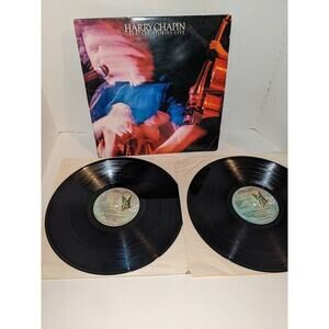 Vinyl Record HARRY CHAPIN Double LP Vintage Greatest Stories - Live